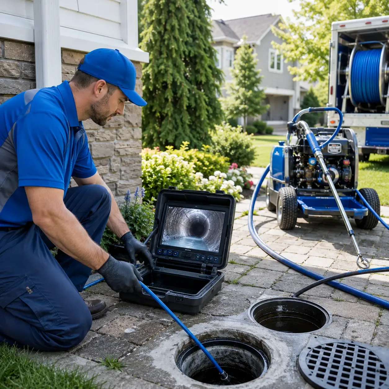Outdoor drain cleaning professionals serving Rocky Mount, VA